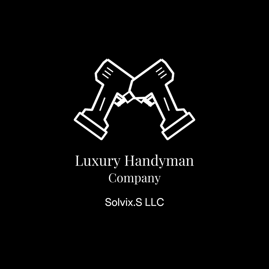 Luxury Handyman Company — Solvix.S LLC, crossed impact drivers logo